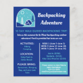 Backpacker Adventure-Flyer Flyer (Vorne)