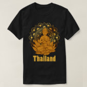 Backpacker Geschenk Asia Lover Buddha Thailand T-Shirt (Design vorne)