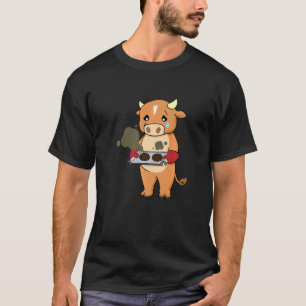 Backpacker Gone Falscher Kuh Koch Kulinarischer Bä T-Shirt