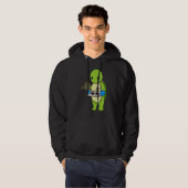 Backpacker Gone Wrong Turtle Koch Kulinarischer Bä Hoodie (Vorne ganz)
