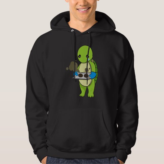 Backpacker Gone Wrong Turtle Koch Kulinarischer Bä Hoodie (Vorderseite)