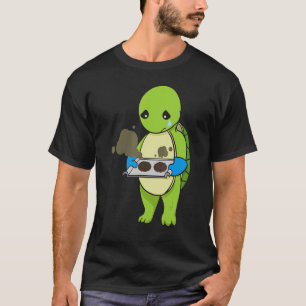 Backpacker Gone Wrong Turtle Koch Kulinarischer Bä T-Shirt