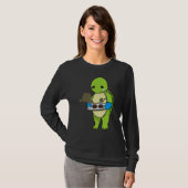 Backpacker Gone Wrong Turtle Koch Kulinarischer Bä T-Shirt (Vorne ganz)