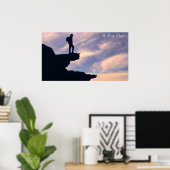 Backpacker-Poster Poster (Heimbüro)