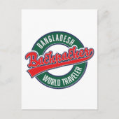 Backpacker Postkarte (Vorderseite)