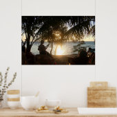 Backpacker Sunset Poster (Küche)