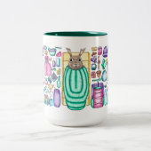 Backpacker-Tasse für Eichhörnchen Zweifarbige Tasse (Mittel)