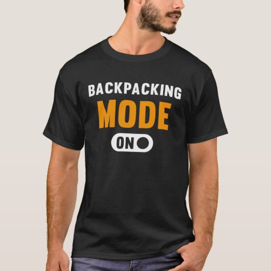 Backpacking Mode on T-Shirt (Vorderseite)