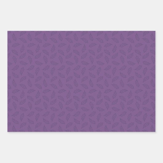 Backpapier aus Herbst - Pflaume/aquamarin/Persimmo Geschenkpapier Set (Vorderseite 3)