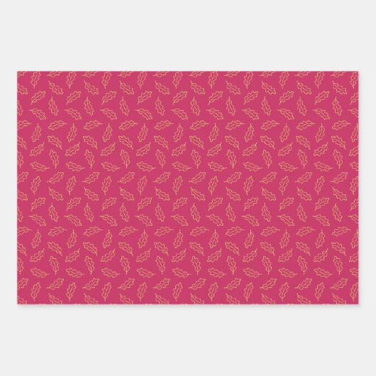 Backpapier aus Herbst - Pflaume/Beeren/Mais Geschenkpapier Set (Vorderseite 3)