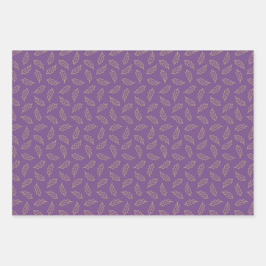 Backpapier aus Herbst - Traube/Beere/Persimmon Geschenkpapier Set (Vorderseite)