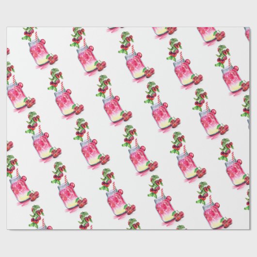 Backpapier für Coole Getränke Geschenkpapier (Flach)