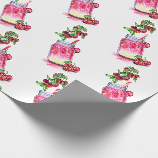 Backpapier für Coole Getränke Geschenkpapier (Ecke)