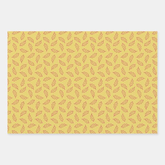 Backpapier für Herbst - Pflaume/aquamarin/Mais Geschenkpapier Set (Vorderseite 3)