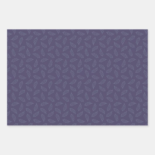 Backpapier für Herbst - Pflaume/aquamarin/Mais Geschenkpapier Set (Vorderseite 2)