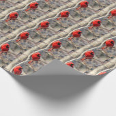 Backpapier für Kardinal Geschenkpapier (Ecke)