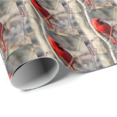 Backpapier für Kardinal Geschenkpapier (Rolleneckpunkt)