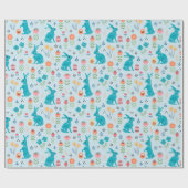 Backpapier für Osterkaninchen Geschenkpapier (Flach)