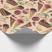 Backpapier Geschenkpapier (Ecke)