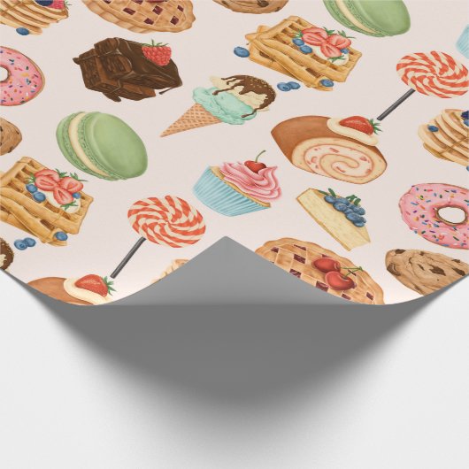 Backpapier Geschenkpapier (Ecke)