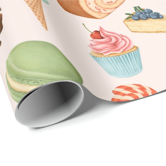 Backpapier Geschenkpapier (Rolleneckpunkt)