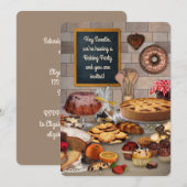 BackParty Einladung (Vorne/Hinten)