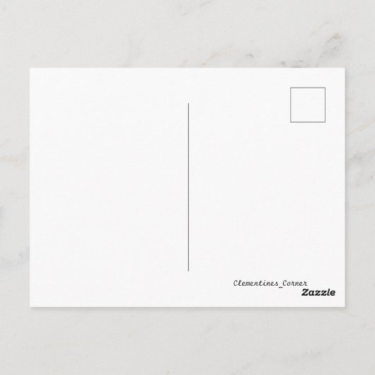 Backpostkarte Postkarte (Rückseite)