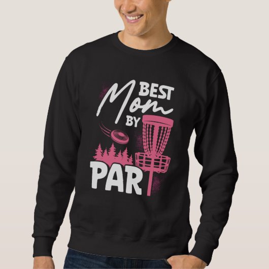 Backprint Best Mom By Par Ultimate Frisbee Sweatshirt (Vorderseite)