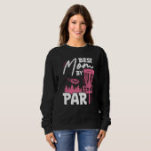 Backprint Beste Mutter Von Par Ultimate Frisbee Sweatshirt (Vorne ganz)