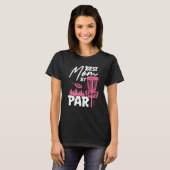 Backprint Beste Mutter Von Par Ultimate Frisbee T-Shirt (Vorne ganz)