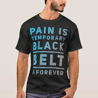 Backprint Bjj Zitate Schmerz Ist Vorübergehend Sch T-Shirt