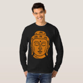 Backprint Buddha Head Buddhist Wisdom T-Shirt (Vorne ganz)