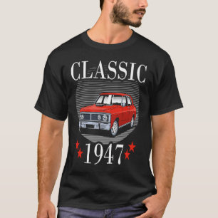 Backprint Classic 1947 Vintage Car T-Shirt