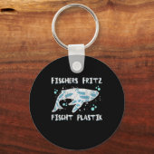 Backprint Fritz fasst Plastikumstandsprofil zusamm Schlüsselanhänger (Vorderseite)