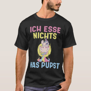 Backprint Ich esse nichts, was Veganer Furz T-Shirt