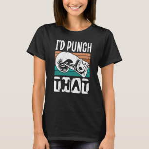 Backprint Ich würde Ihnen Boxen anbieten T-Shirt