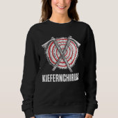 Backprint jaw surgeon forest workers and lumberjac sweatshirt (Vorderseite)