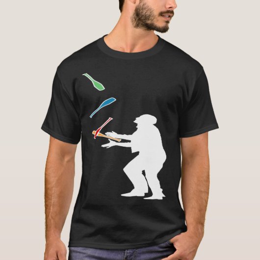 Backprint-Jongleur T-Shirt (Vorderseite)