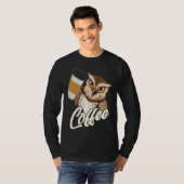 Backprint-Kaffeeeule T-Shirt (Vorne ganz)