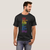 Backprint Kindness is everything LGBTQ+ Pride 1 T-Shirt (Vorne ganz)