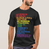 Backprint Kindness is everything LGBTQ+ Pride T-Shirt (Vorderseite)