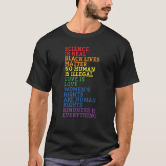 Backprint Kindness ist alles, was LGBTQ+ Prix 4 T-Shirt