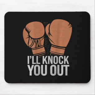 Backprint Knock Sie ausdrucken auf der Rückseite i Mousepad