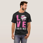 Backprint Liebe Backen Pullover Hoodie (Vorne ganz)