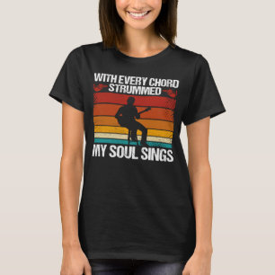 Backprint mit jedem Akkord, der meine Soul-Sings g T-Shirt