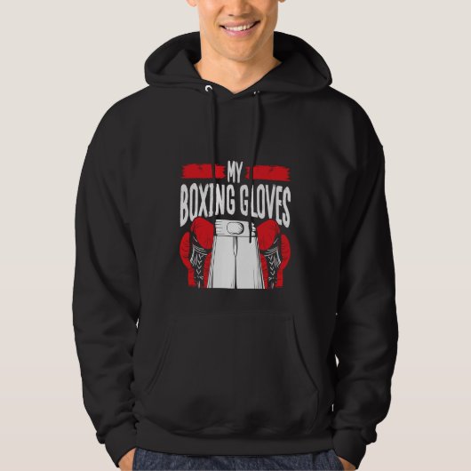 Backprint My Boxing Clothes Think You Stink As Wel Hoodie (Vorderseite)