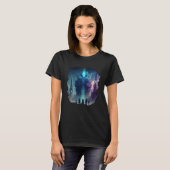 Backprint Mystical alien planet futuristic journey T-Shirt (Vorne ganz)