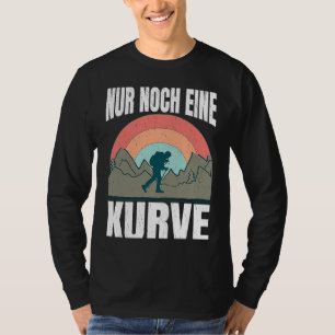Backprint Noch eine Kurve Wandern und draußen T-Shirt