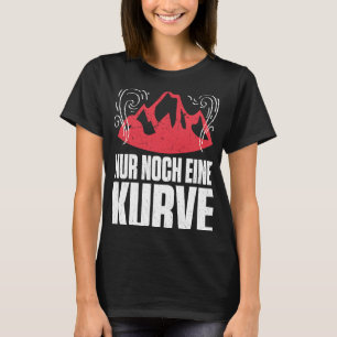 Backprint Noch eine Kurve Wandern und draußen T-Shirt