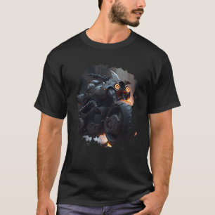 Backprint Powerful Darkness Journey and epic motor T-Shirt